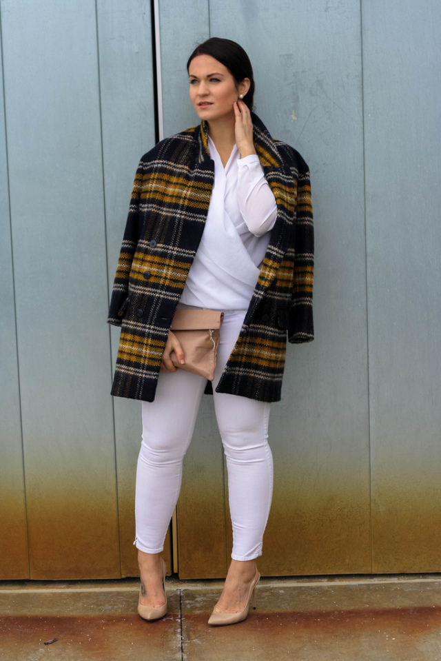 Zara Plaid Coat