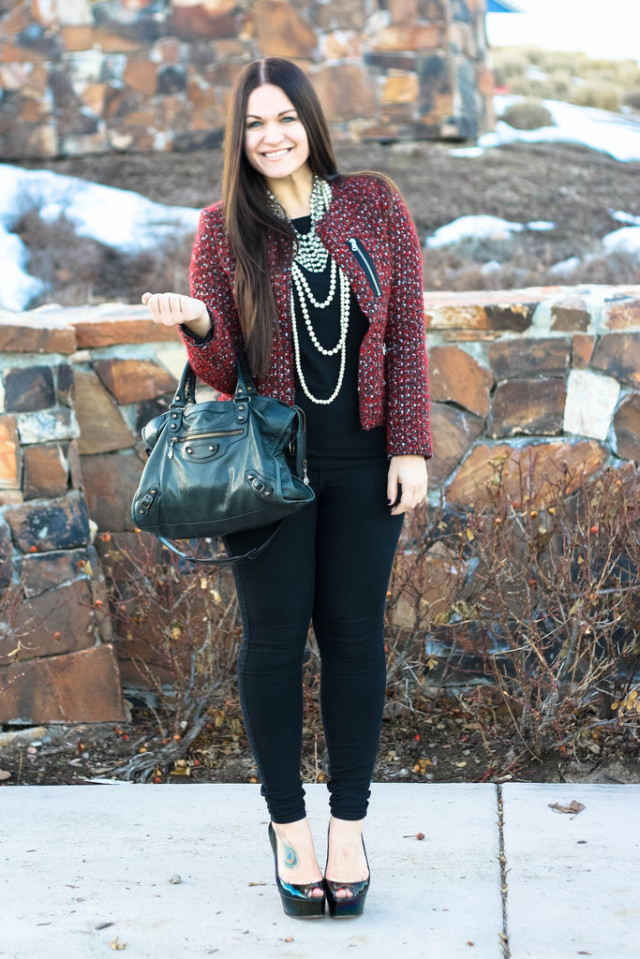 Tweed Blazer Outfit