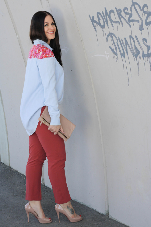 Flower Print Blouse