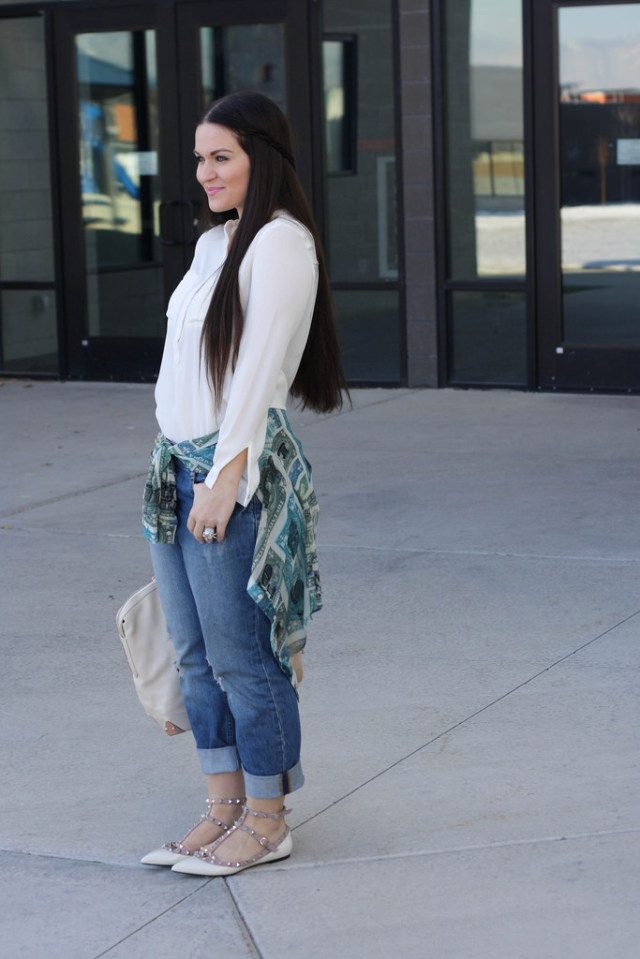 Cuffed Boyfriend Jeans