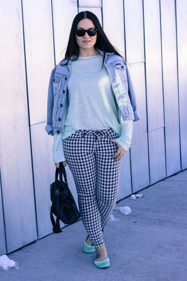 Forever21 Houndstooth Jeans