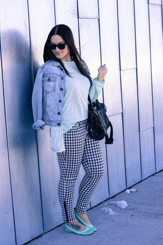Houndstooth Jeans