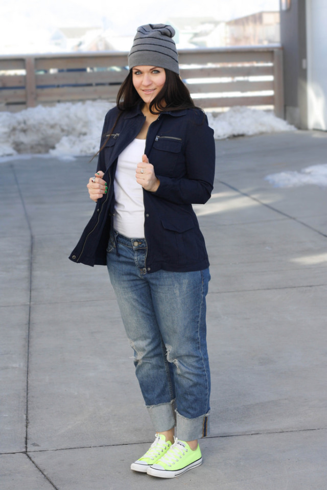 Forever 21 Navy Jacket