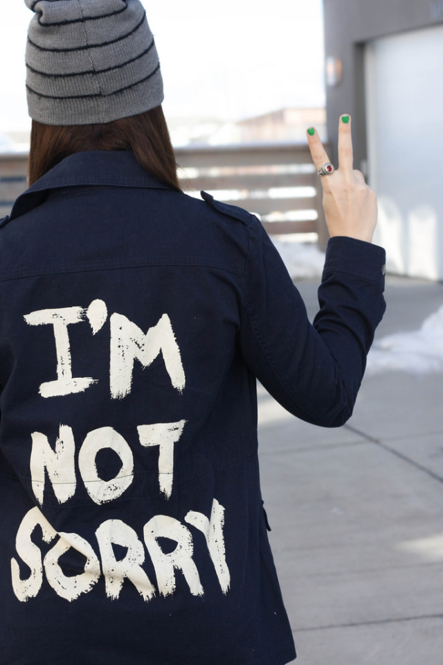 Im Not Sorry Jacket