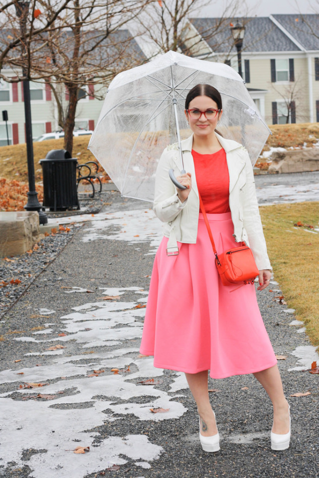 Pink Midi Skirt