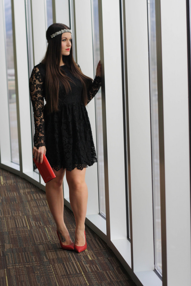 Black Lace Dress