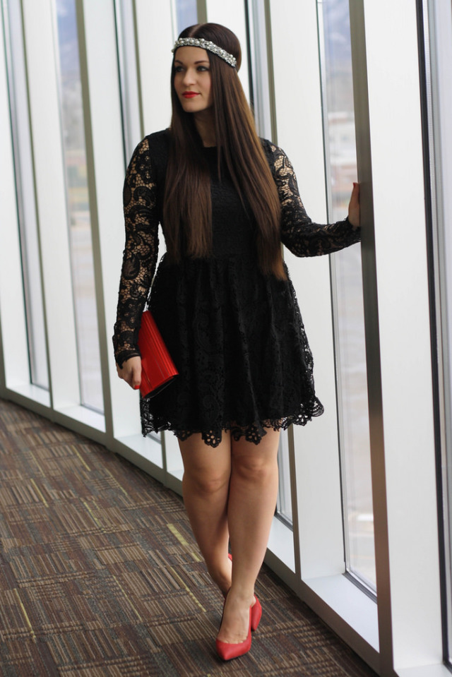 Black Lace Dress