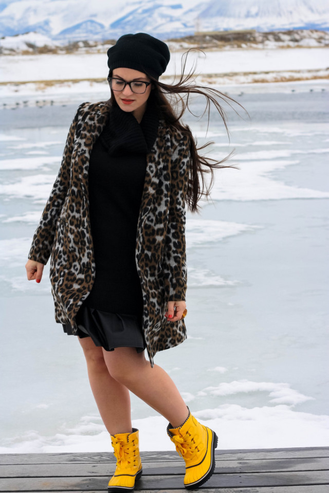 Leopard Print Coat