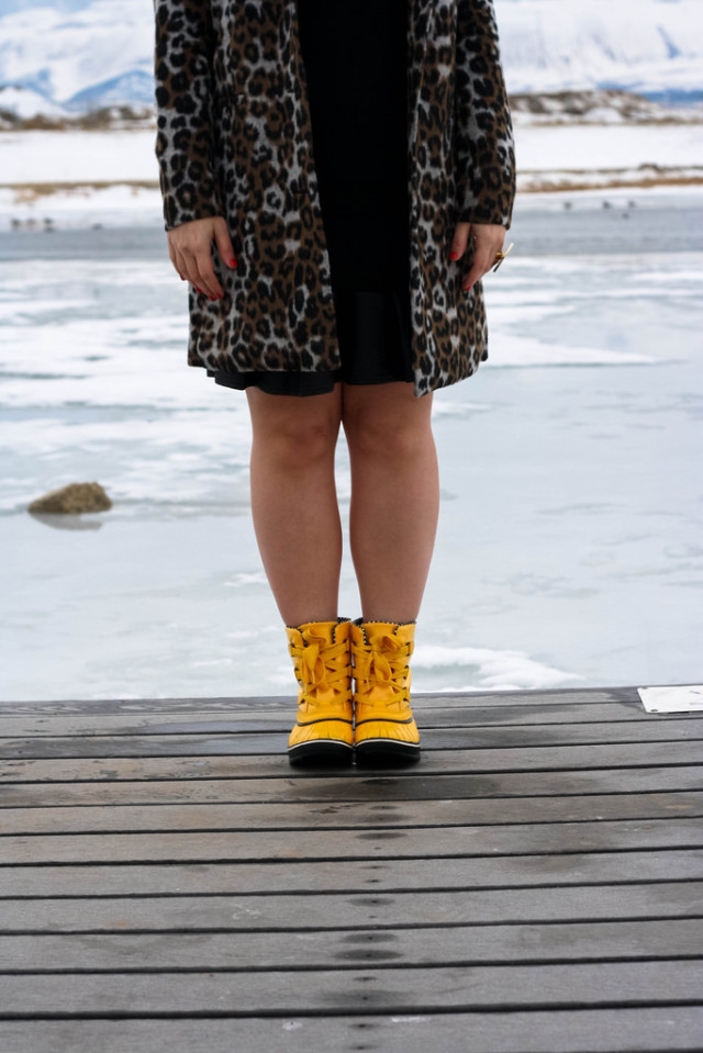 Sorel Yellow Rain Boots