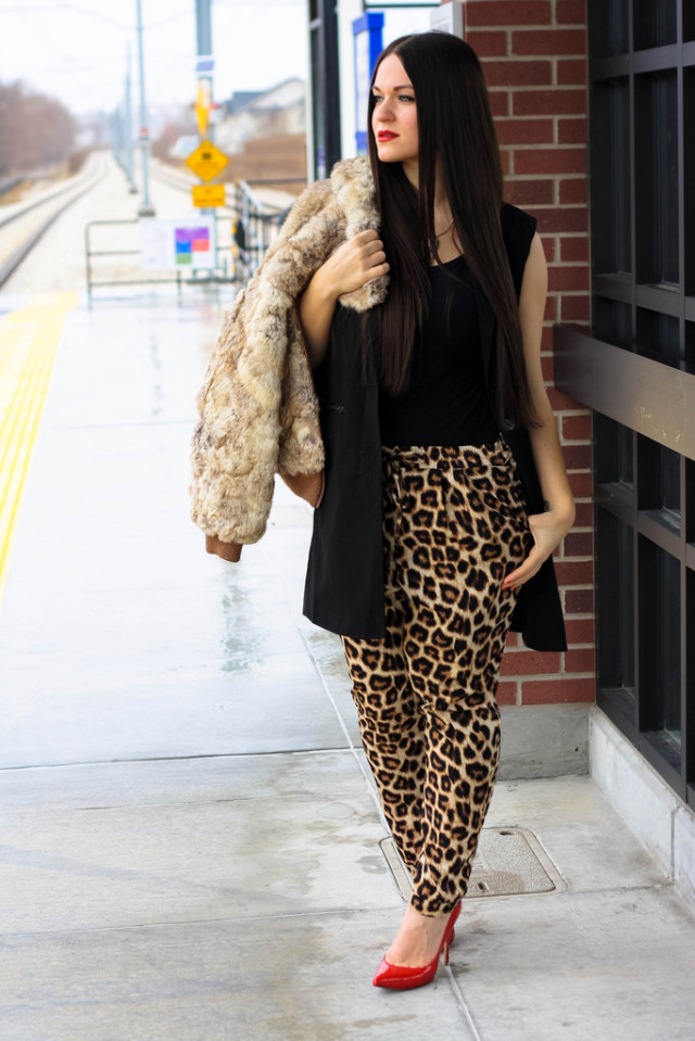 Cheetah Print Pants