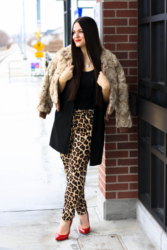 Leopard Print Pants