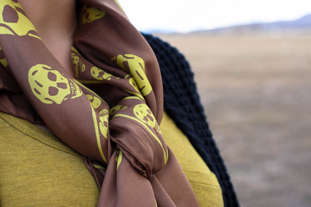 Alexander McQueen Skull Scarf