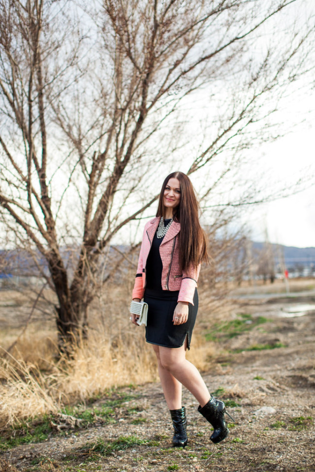 Black and Pink Outfit