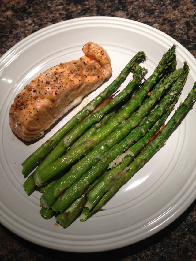 Salmon and Asparagus 