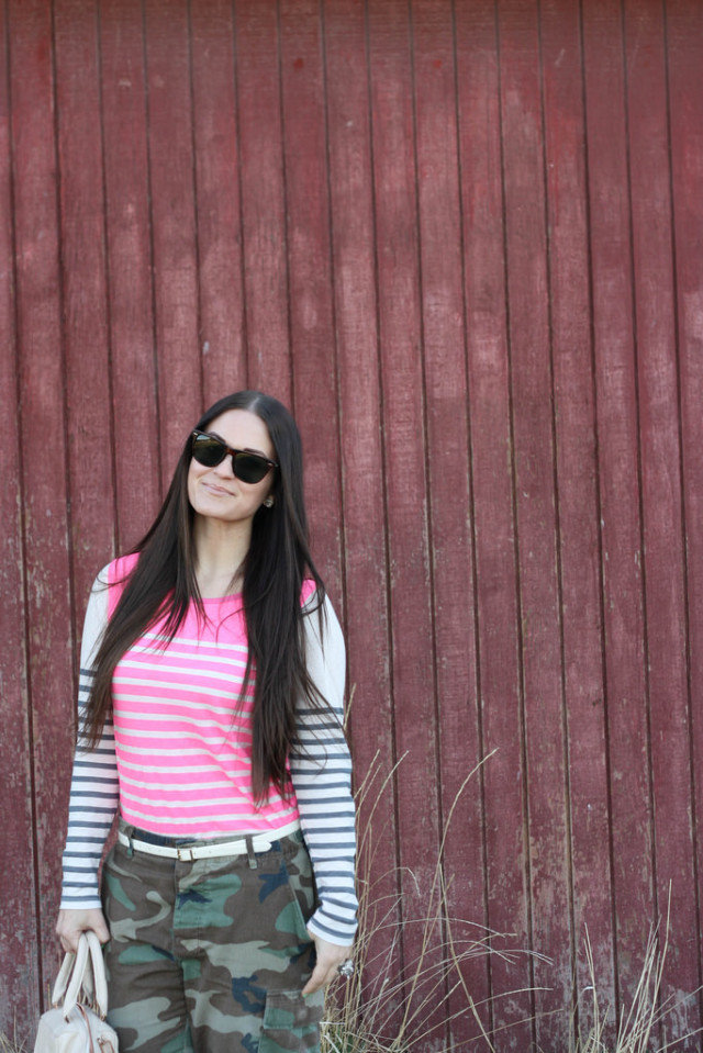 J. Crew Striped Baseball Shirt