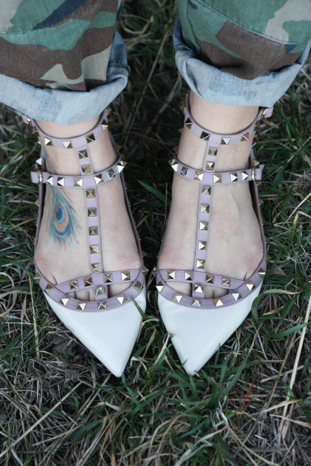 Valentino Rockstud Flats