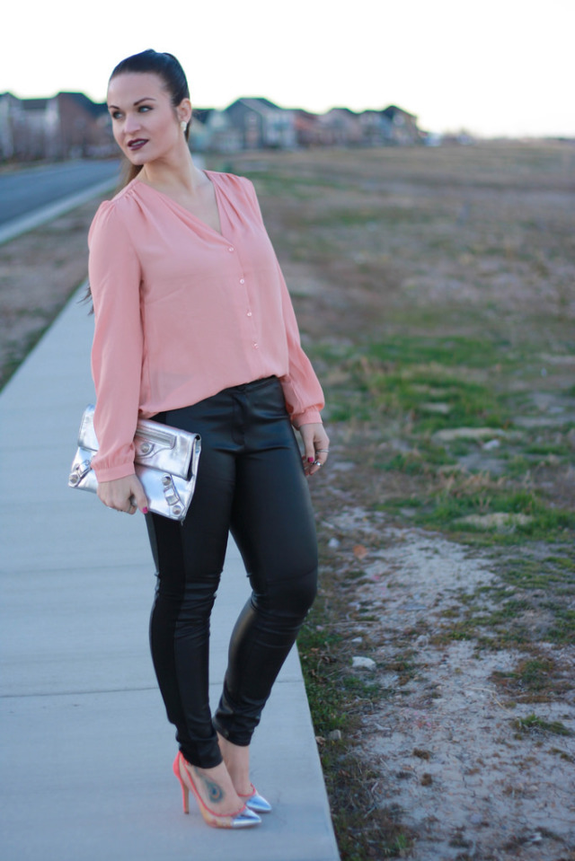 Peach Blouse