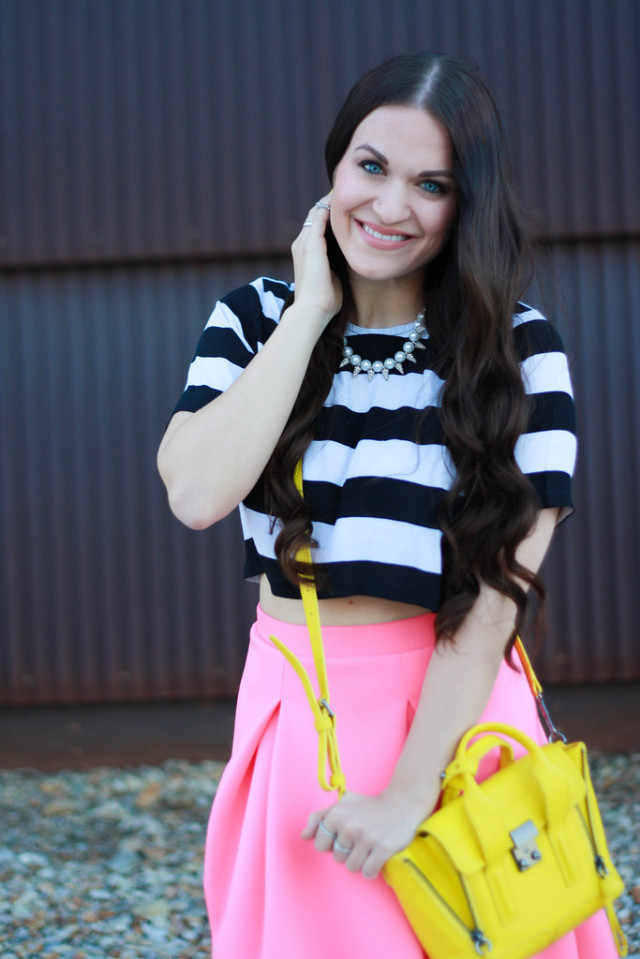 Striped Crop Top