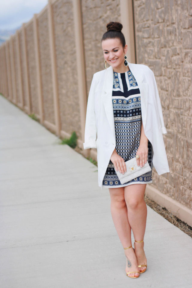 Scarf Print Dress