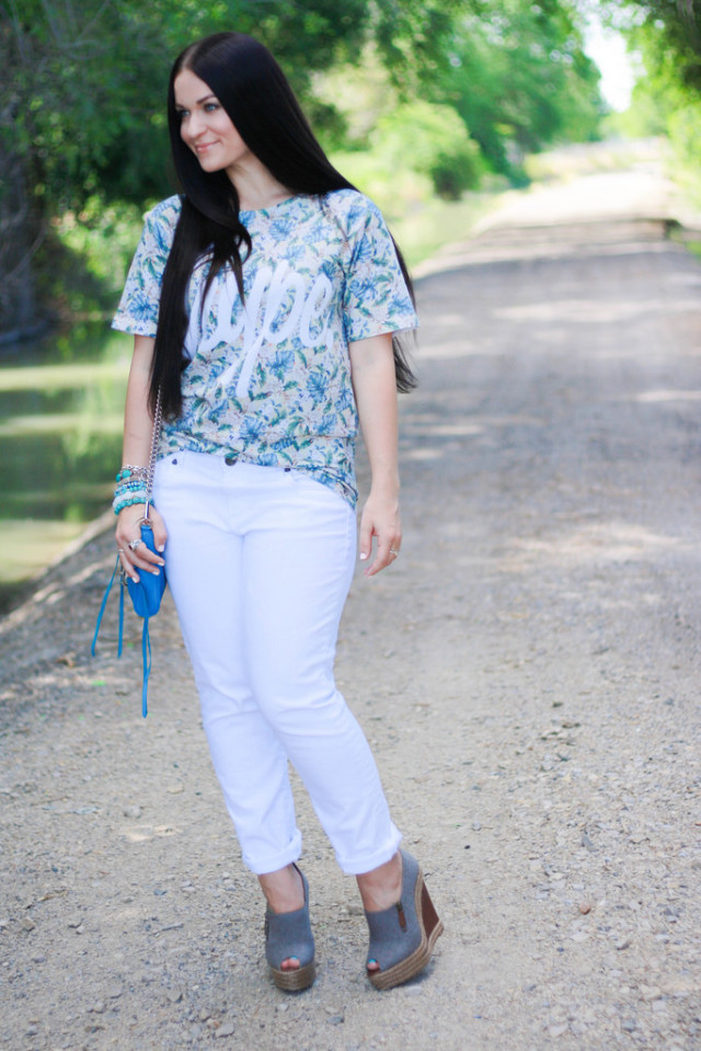 White Boyfriend Jeans