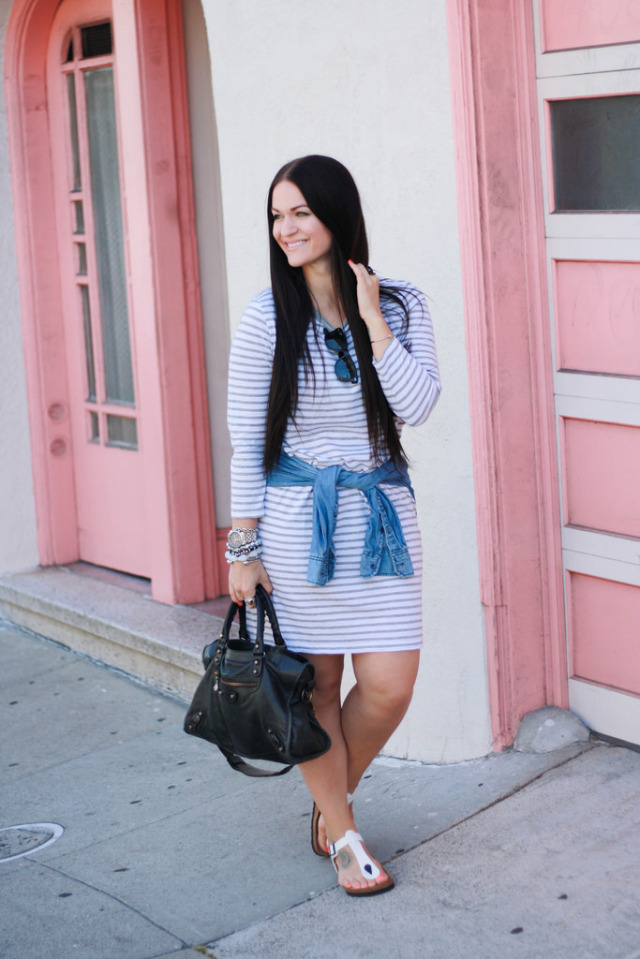 Striped Dress Outfit