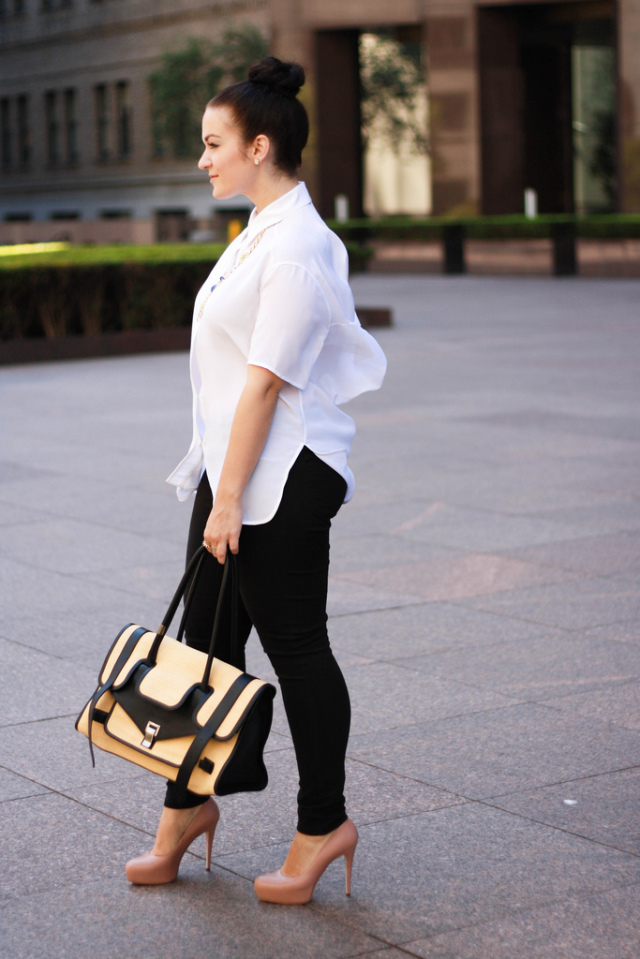 White and Black Outfit