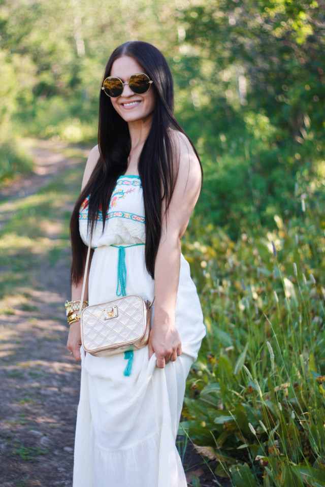 embroidered dress