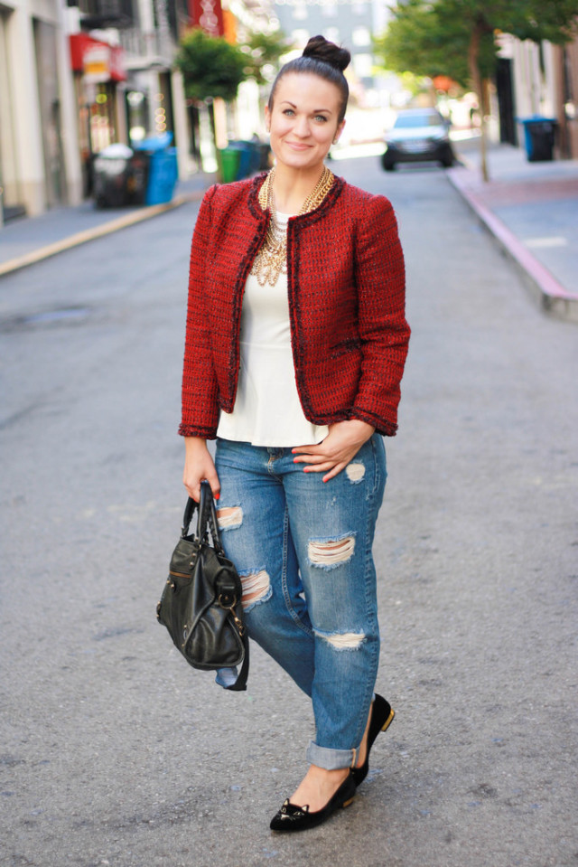 Blazer and Jeans