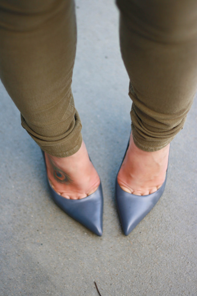 Grey Zara Heels