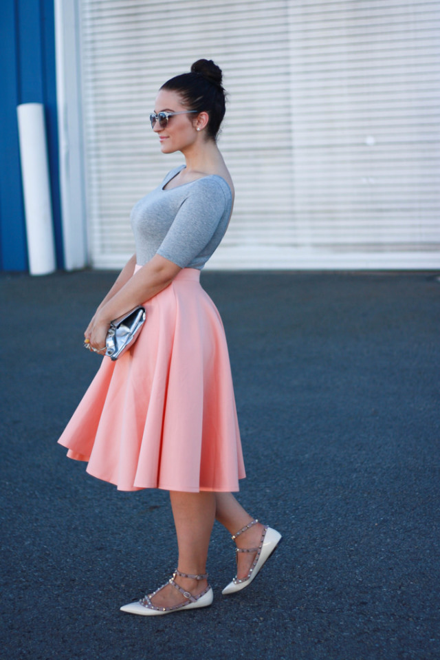 Scuba Midi Skirt