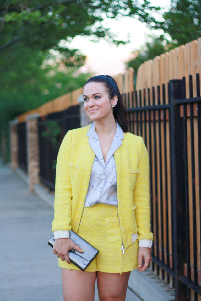 Yellow Tweed Jacket