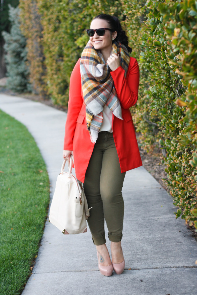 Orange Blazer