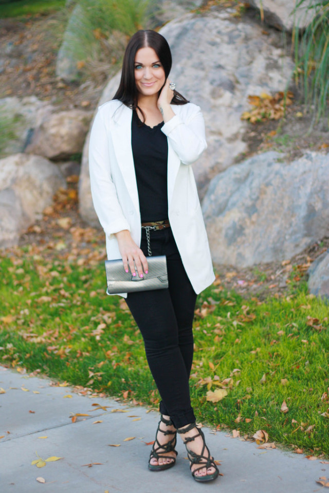 Long White Blazer