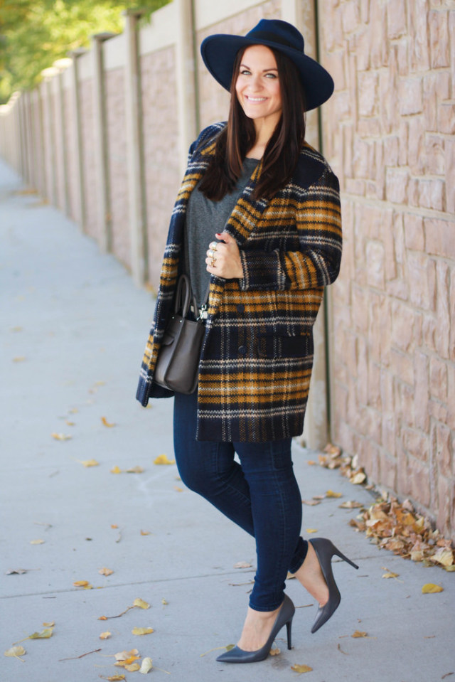 Zara Plaid Coat