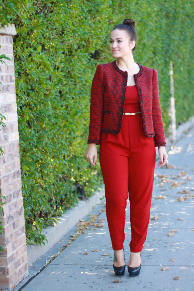 Alice + Olivia Tweed Blazer