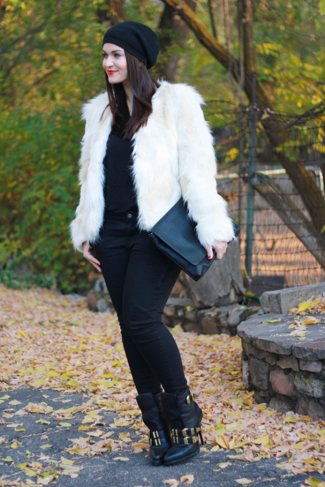 Forever 21 Faux Fur Coat