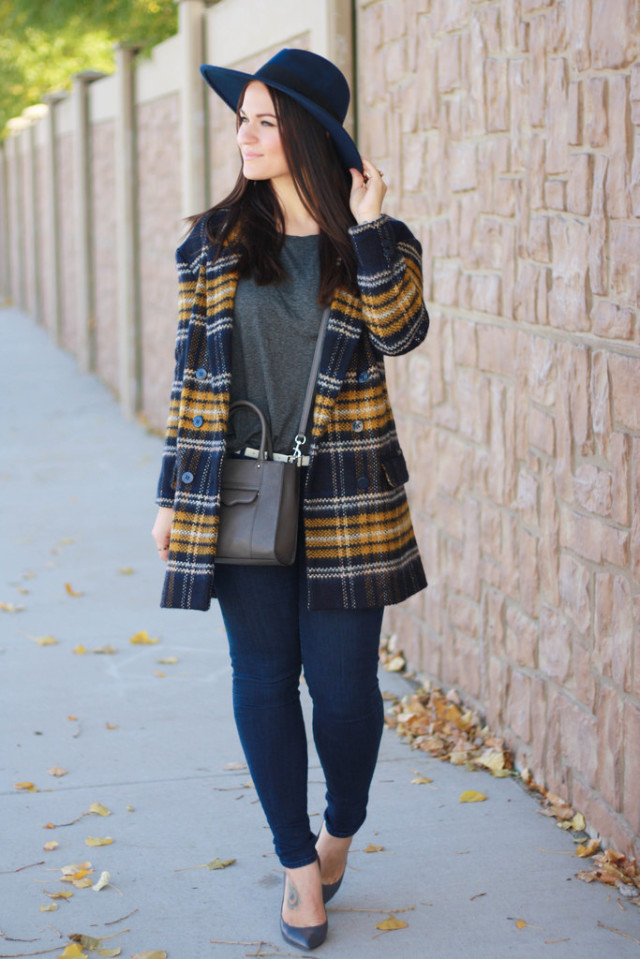 Plaid Coat Outfit Inspiration 