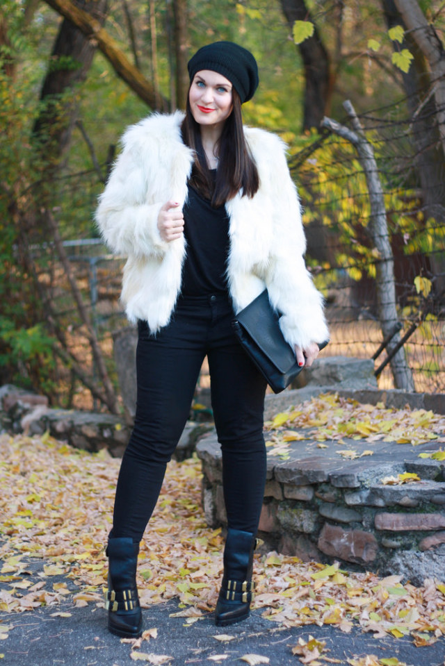 Cream Fur Coat