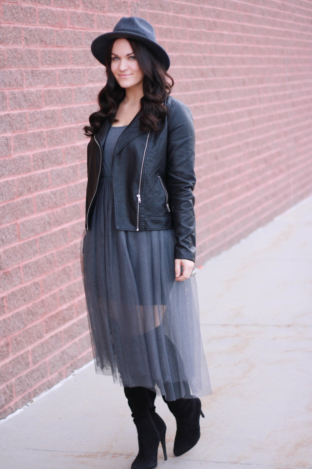 Leather and Tulle
