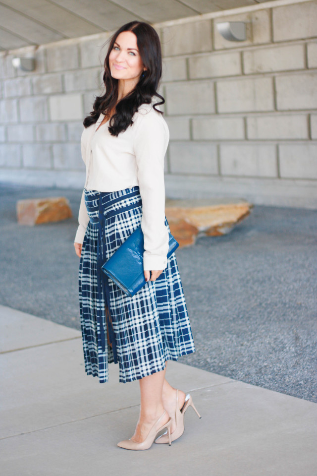 Joseph Plaid Skirt