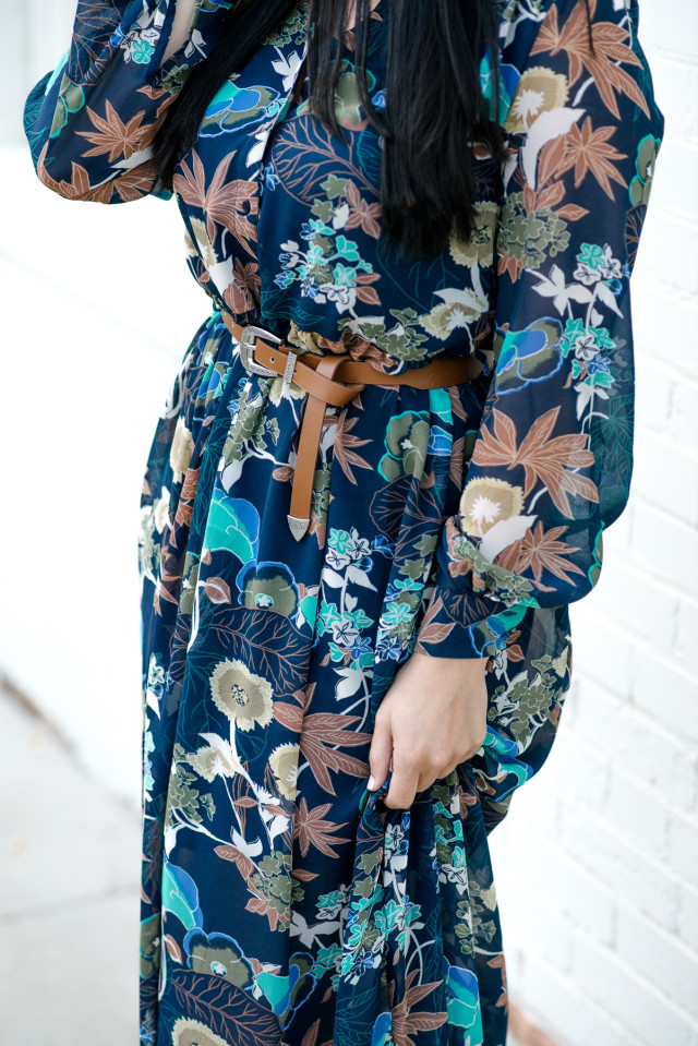 Floral Print Maxi