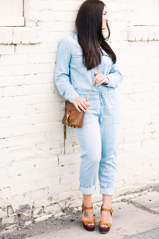 Forever 21 Denim Jumpsuit