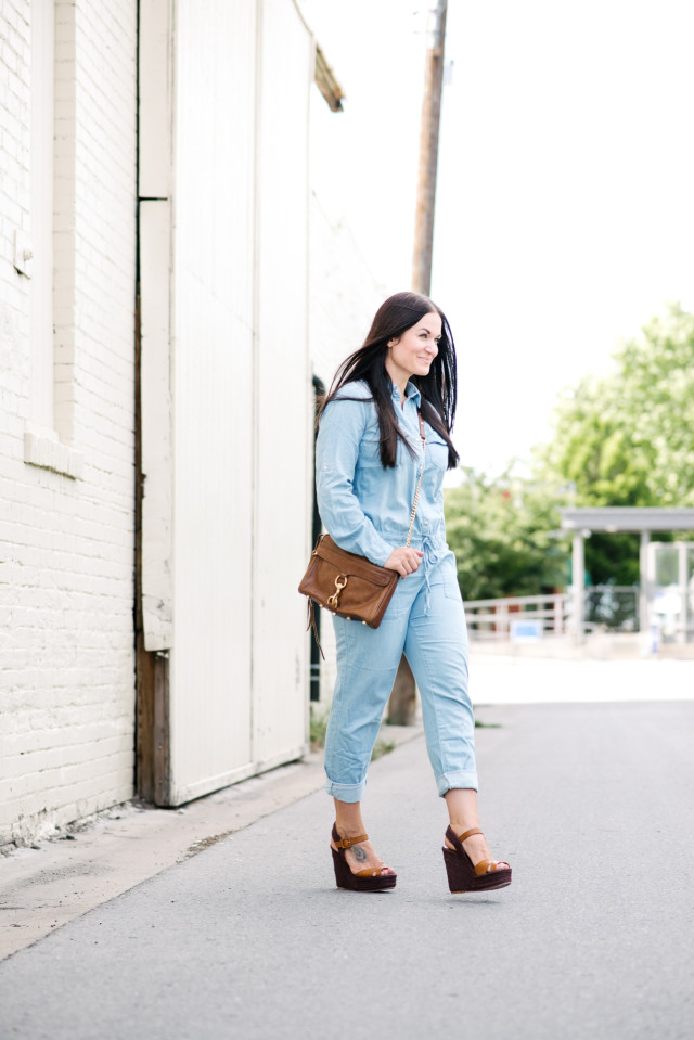 Light Denim Jumpsuit