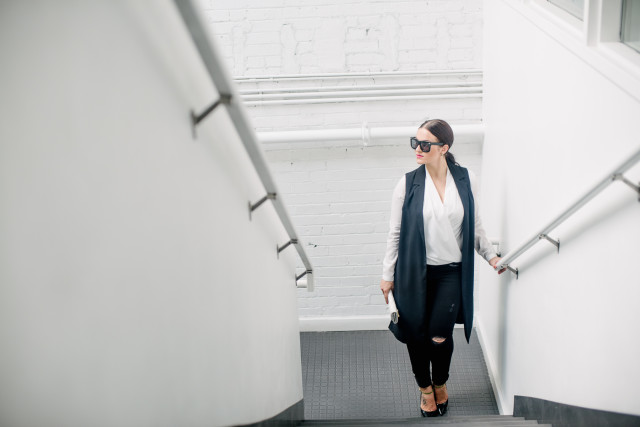 Black Tuxedo Vest