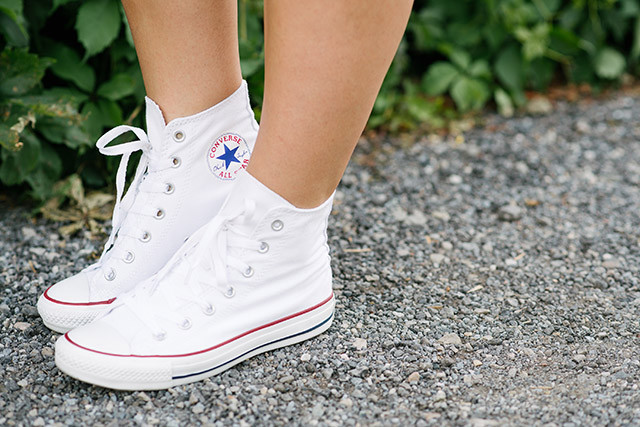 White Converse All-Star Sneakers