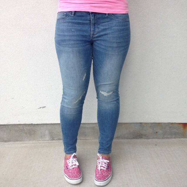 Mossimo Light Wash Denim Jeggings