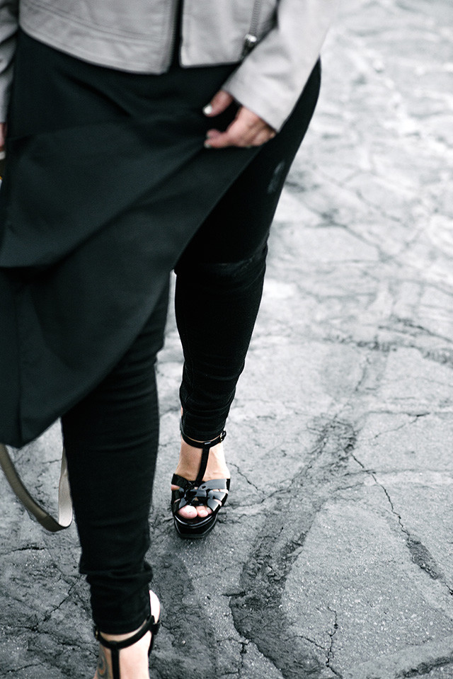 Saint Laurent Tribute Sandals