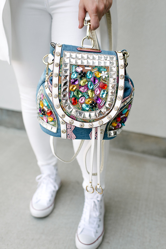 Embellished Backpack