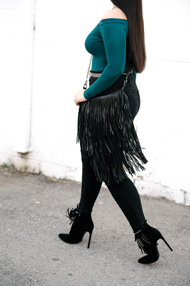 Fringe Cross Body Bag