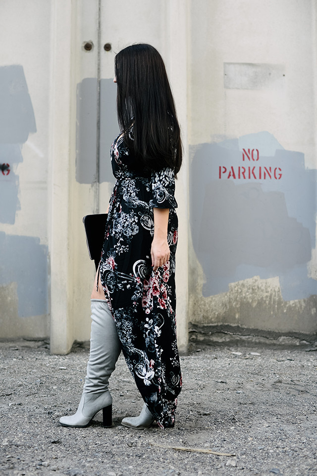 Patterned Maxi Dress